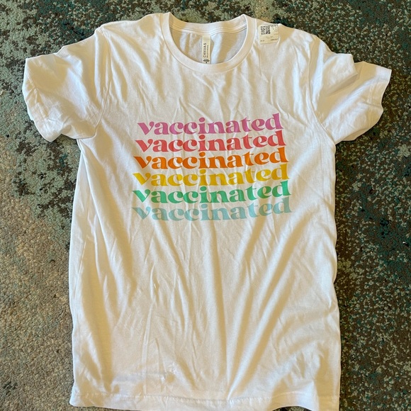 ❌DONATED❌ Vaccinated tee shirt - Picture 3 of 4